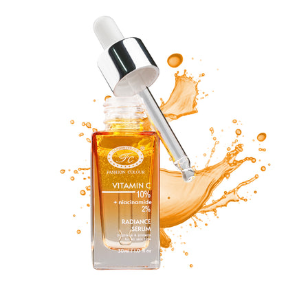 Vitamin C 10% + Niacinamide 2% | Radiance Serum | Brightens & Protects For all Skin Type | 30ml