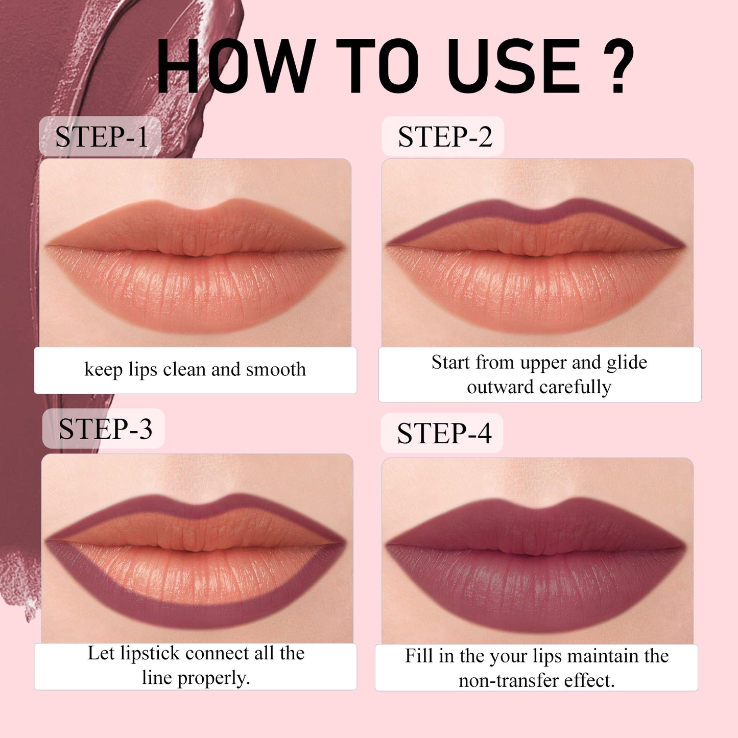 Color Play All Day Non Transfer Lipstick I Waterproof I Long Lasting I 2gm