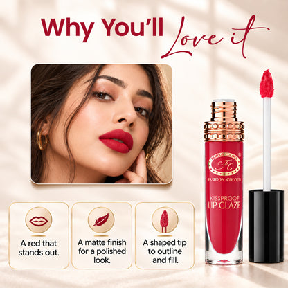 Kissproof Lip Glaze, Liquid Lipstick ,7Gm