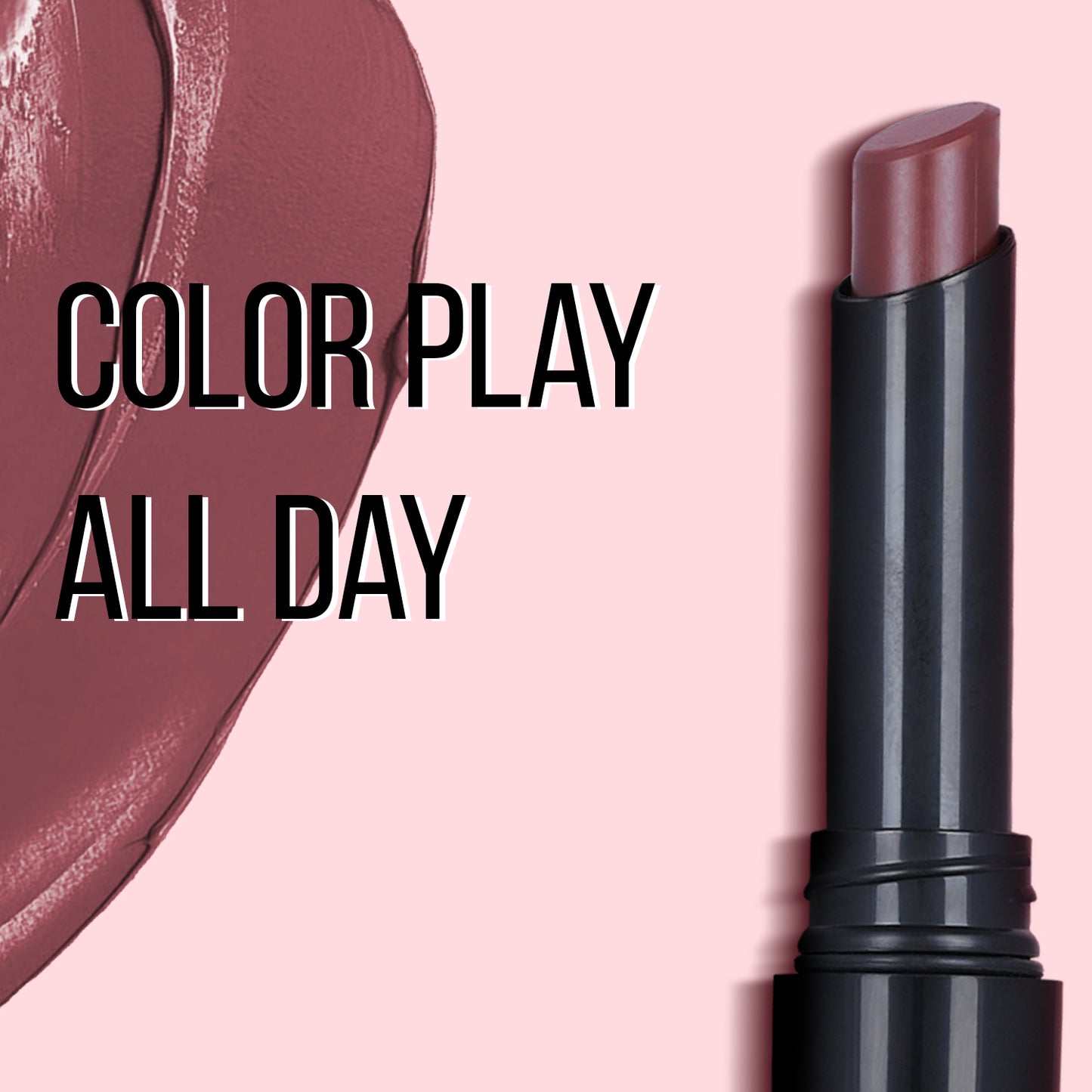 Color Play All Day Non Transfer Lipstick I Waterproof I Long Lasting I 2gm