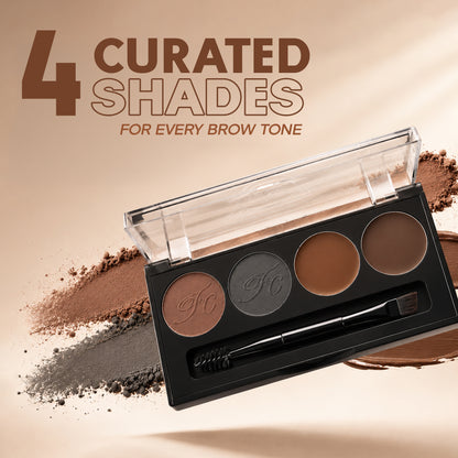 4 IN 1 POWDER & GEL EYEBROW PALETTE, 8GM