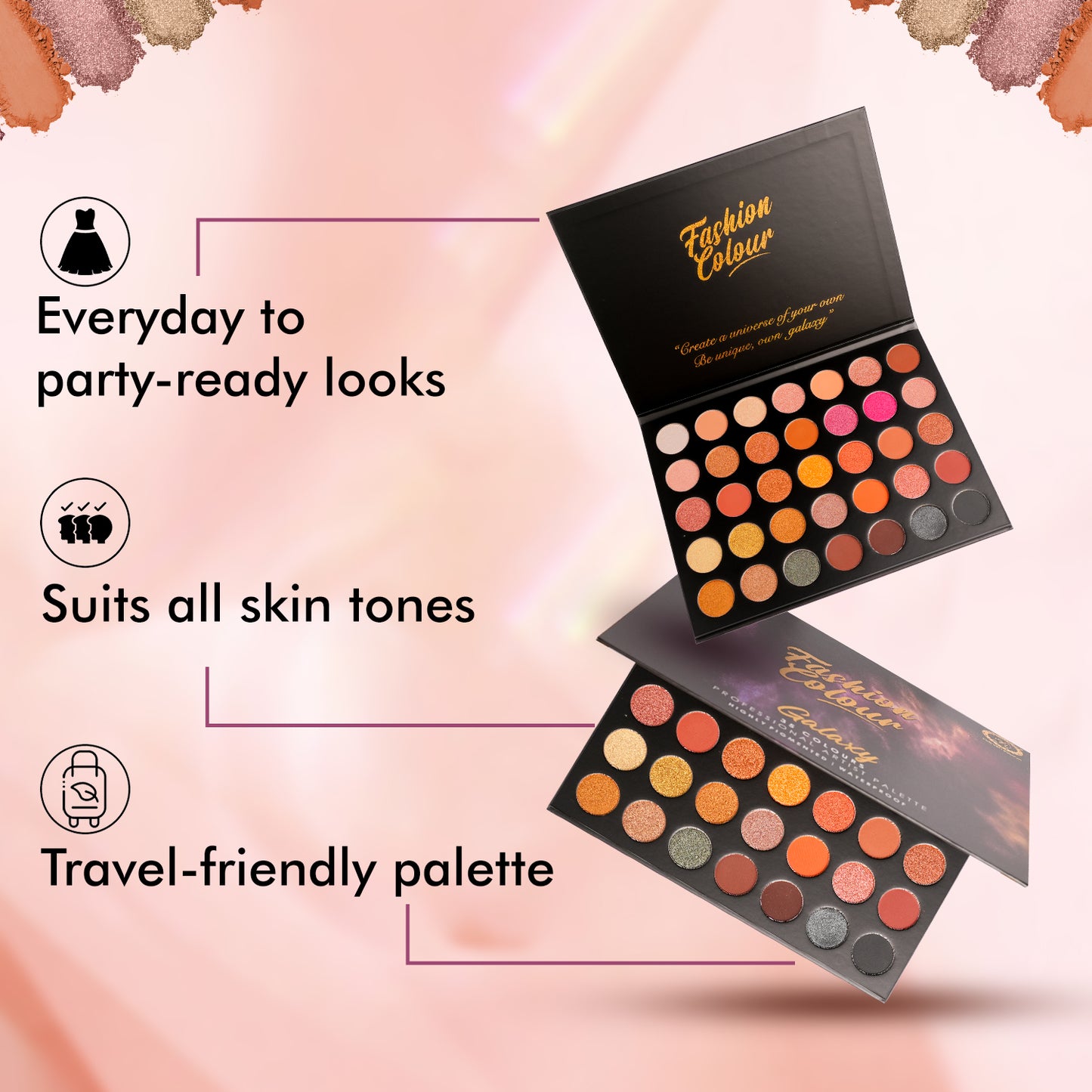 Platinum 35 Colours Professional Eyeshadow Palette