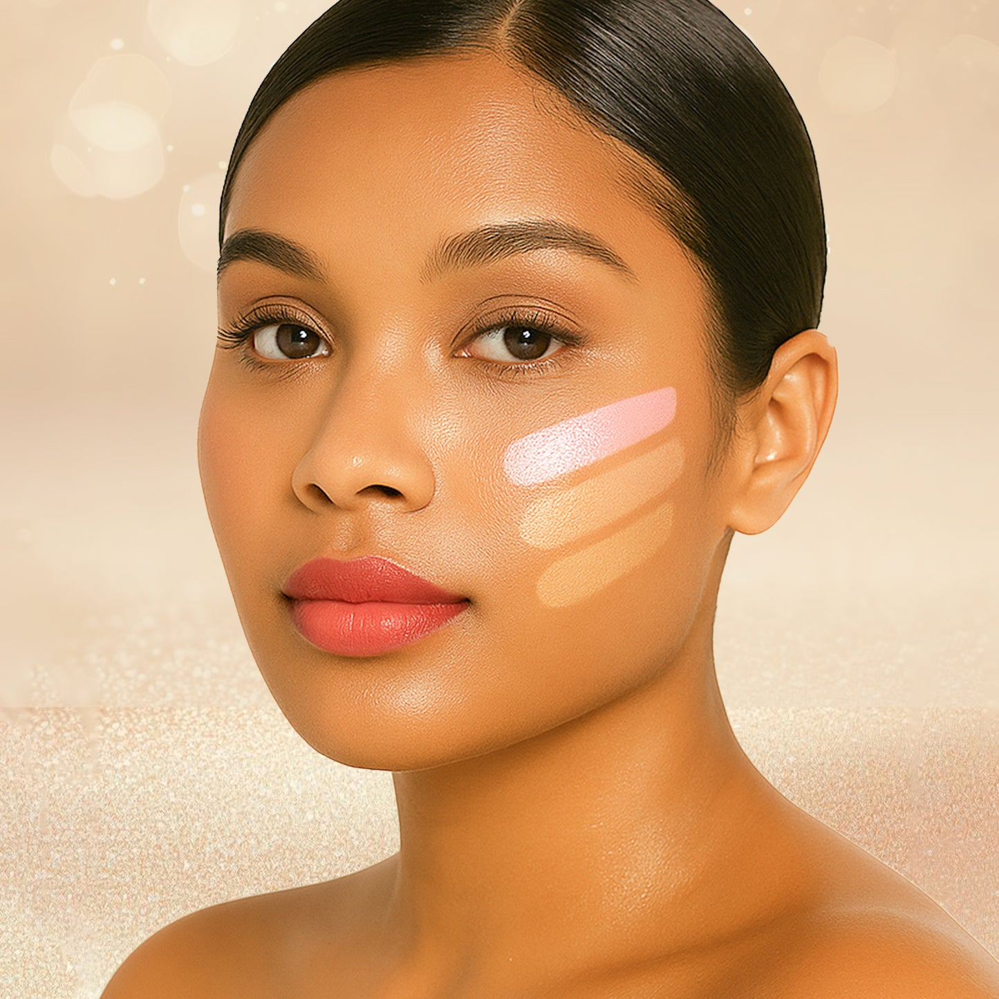 11:11 Glow O’Clock Highlighter Stick – Long-Lasting Cream Highlighter for Face & Body | Dual-Ended with Applicator Sponge | Natural Radiant Finish | Easy to Blend Makeup Glow Stick