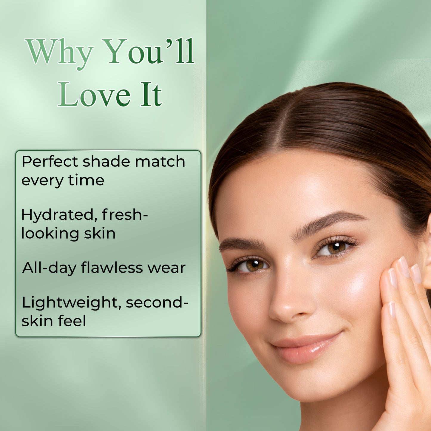 Color Changing Foundation | Infused With Hyaluronic Acid |(40g)