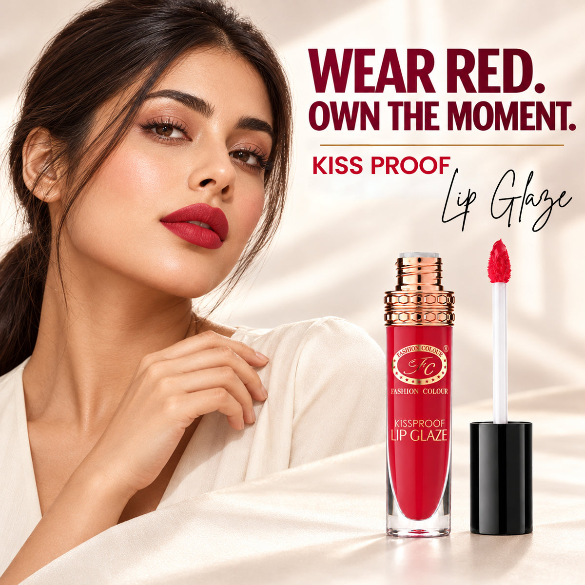 Kissproof Lip Glaze, Liquid Lipstick ,7Gm