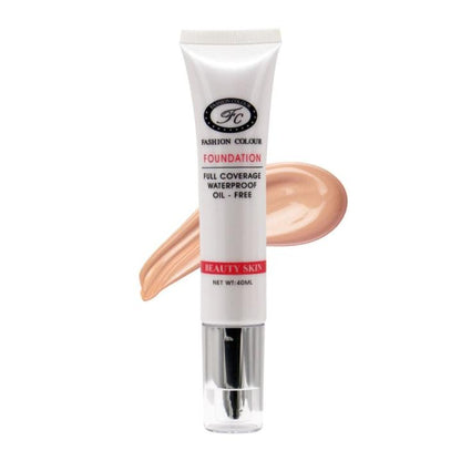 Fashion Colour Full coverage Oil Free Waterproof Foundation