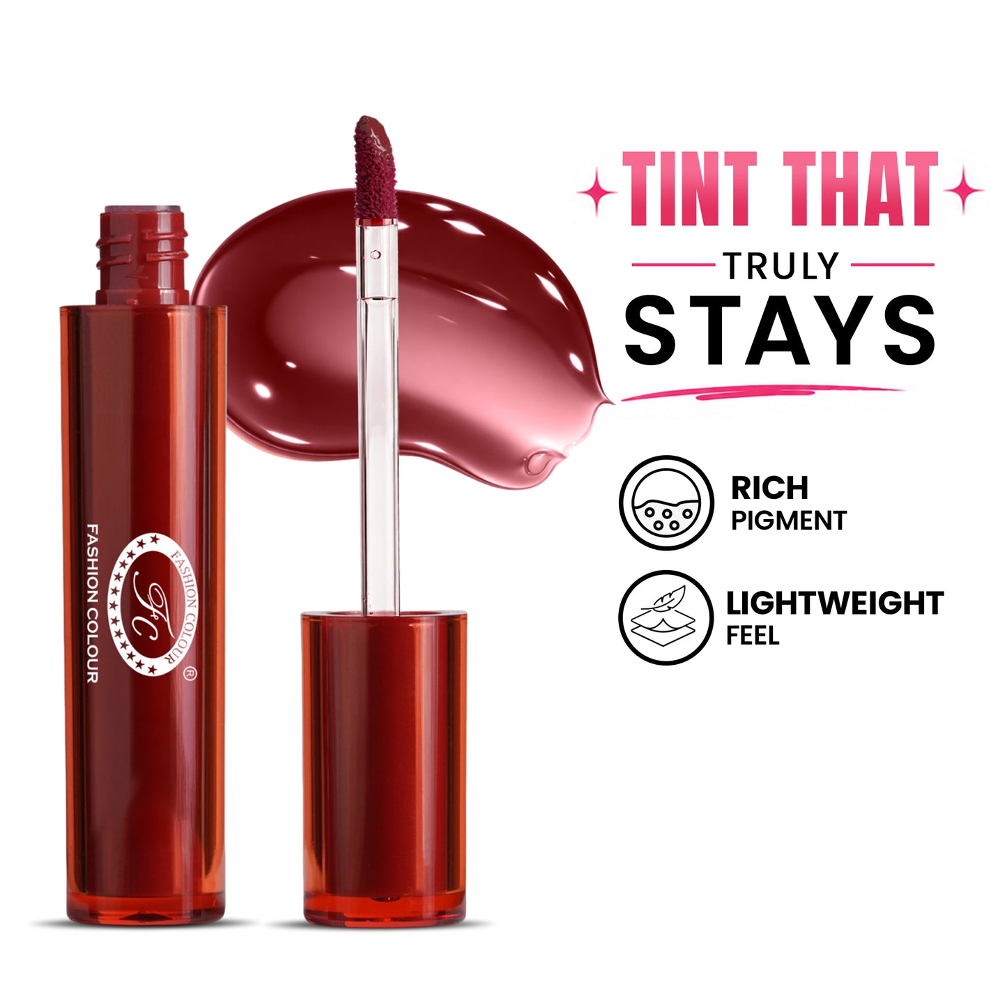 Sugabae Lip Tint | Long-Lasting Natural Lip & Cheek Tint | Lightweight, Smudge-Proof & Hydrating Formula | Soft Matte Finish | Moisturizing Lip Stain for All Skin Tones – 1.5g