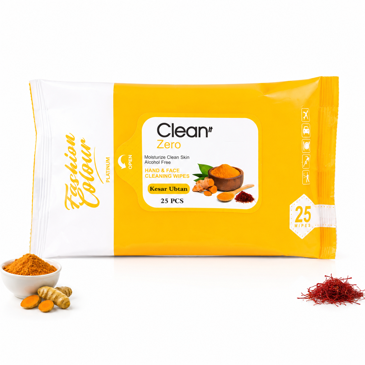 Clean It Zero Hand and Face Cleaning Wipes | Kesar Ubtan | 25N