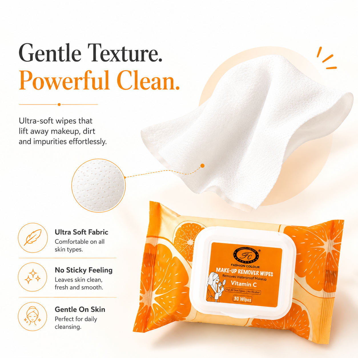 Vitamin C Makeup Remover Wipes
