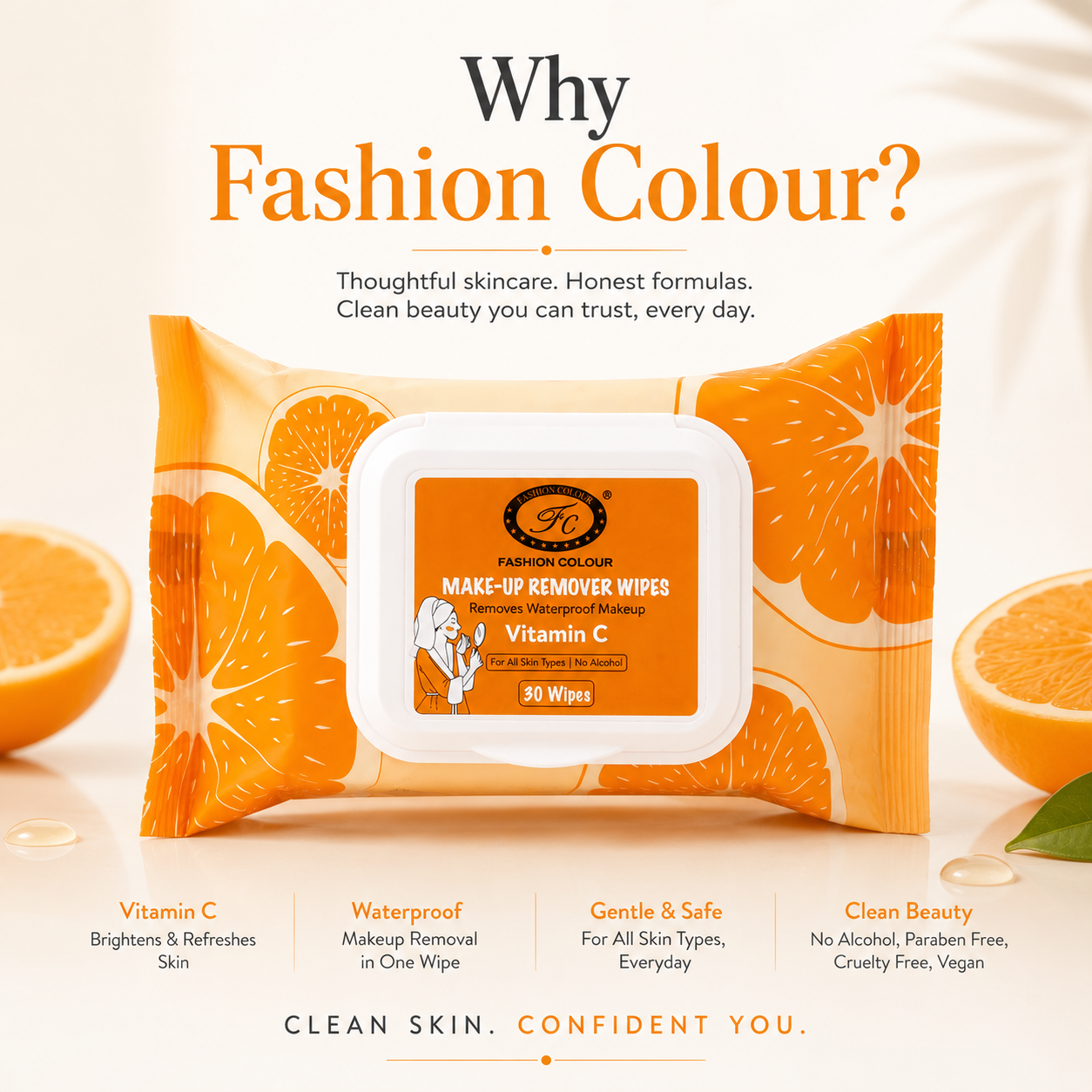 Vitamin C Makeup Remover Wipes