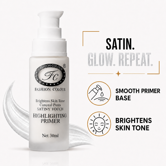 Highlighting Primer, Brightens Skin Tone, Conceal Pores, 30ml