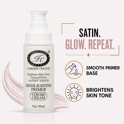 Highlighting Primer, Brightens Skin Tone, Conceal Pores, 30ml
