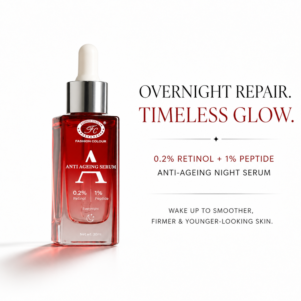 Anti-Ageing Face Serum with 0.2% Retinol & 1% Peptides