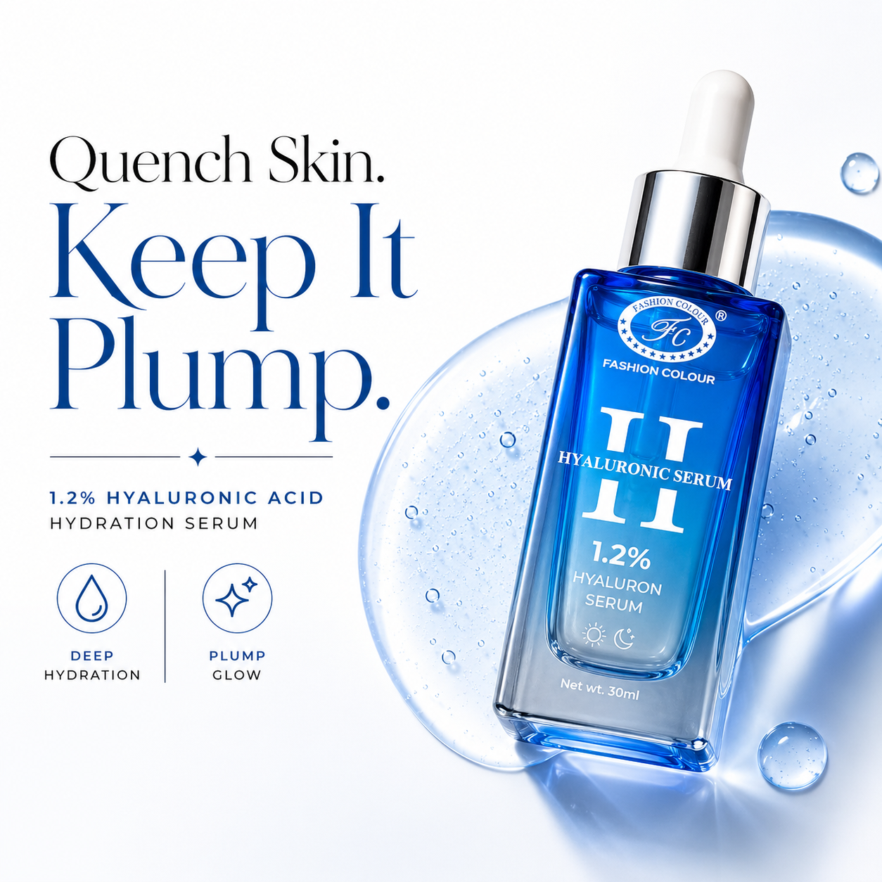 Hyaluronic Serum 1.2% | Hydrating Face Serum