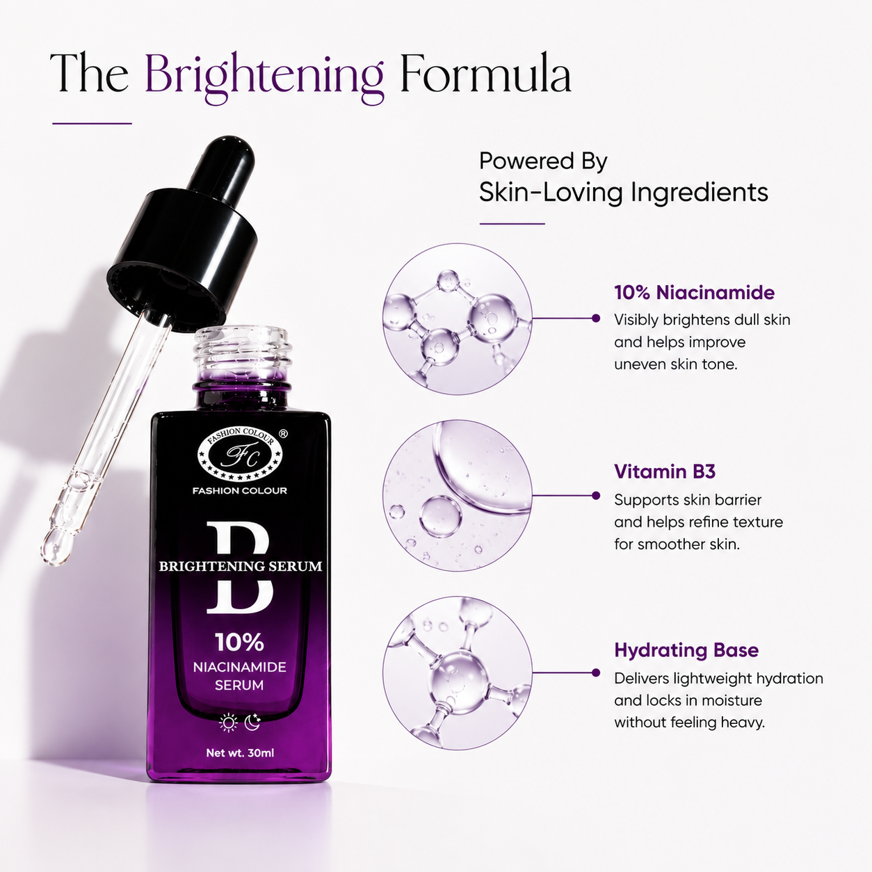 Brightening Face Serum with 10% Niacinamide