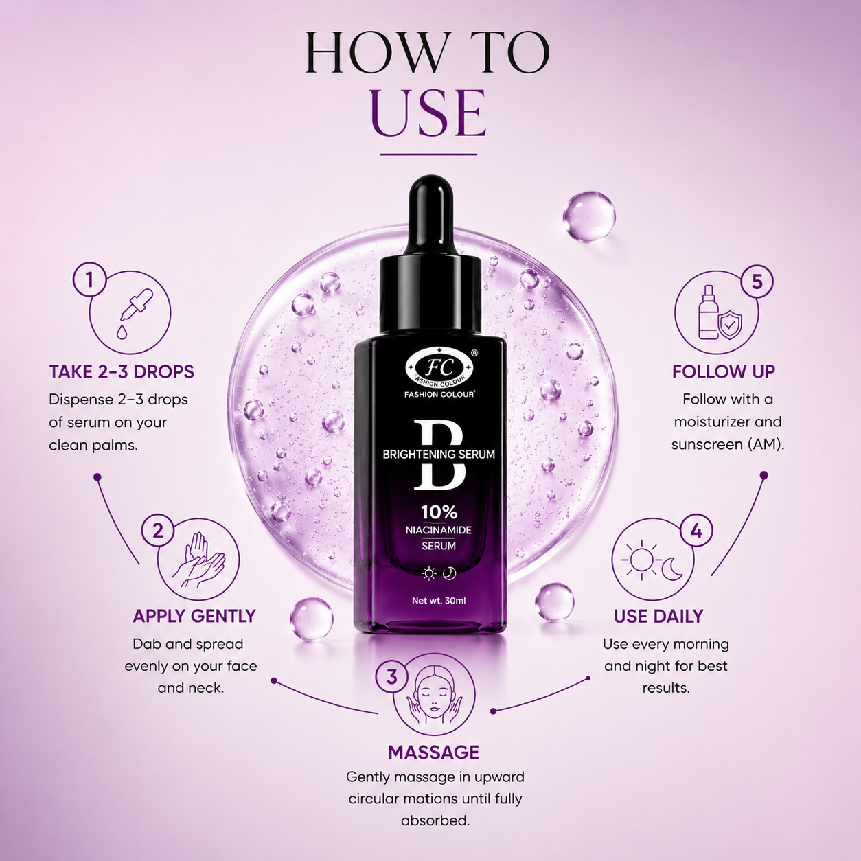 Brightening Face Serum with 10% Niacinamide