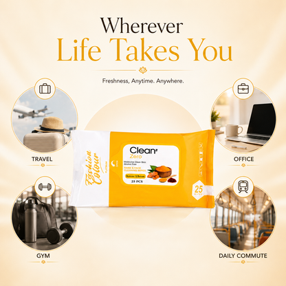 Clean It Zero Hand and Face Cleaning Wipes | Kesar Ubtan | 25N