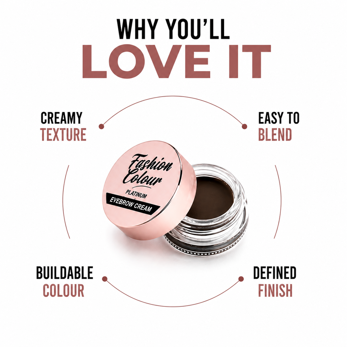 Platinum Brow Pomade Eyebrow, 8G