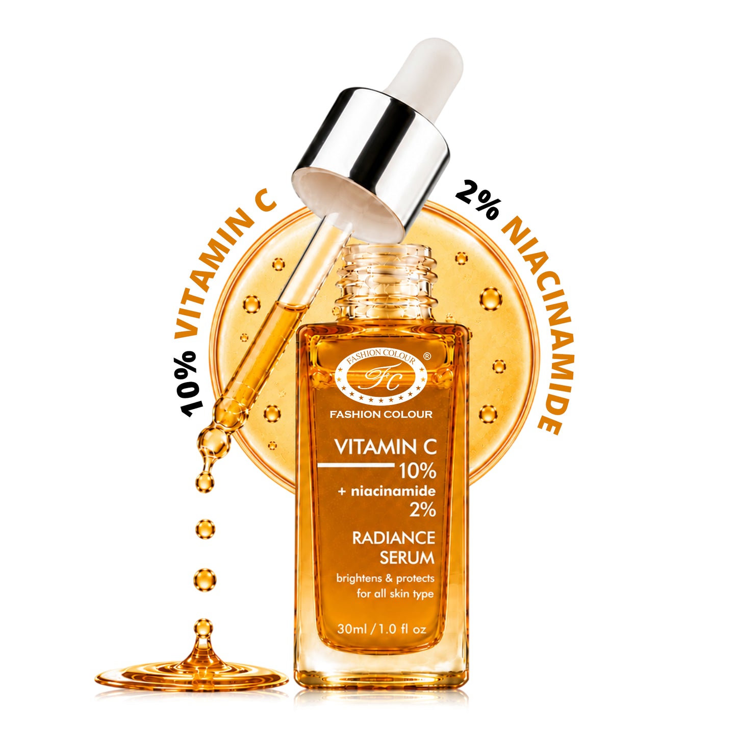 Vitamin C 10% + Niacinamide 2% | Radiance Serum