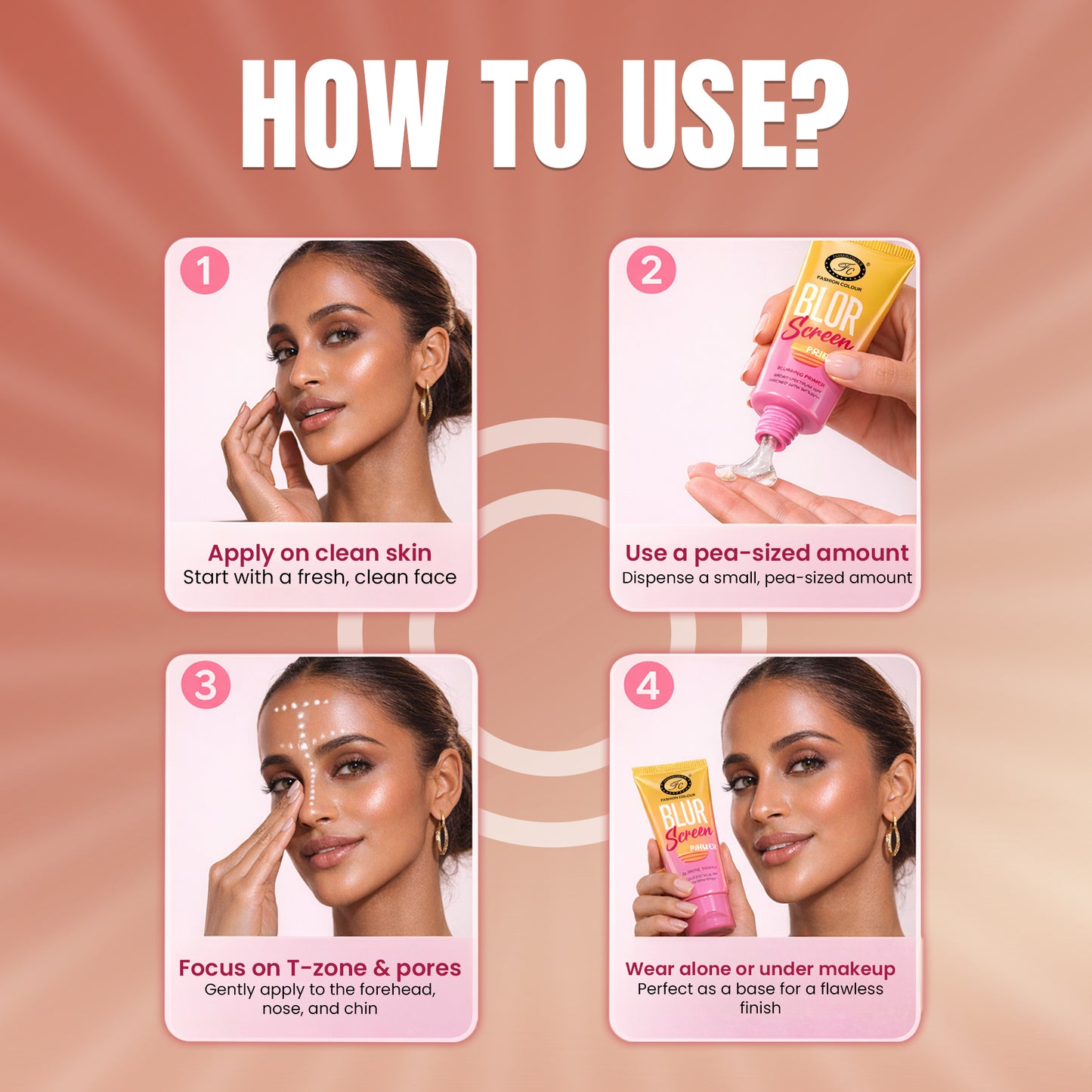 Blur Screen Primer | Broad Spectrum SPF | Enriched With Vitamin E