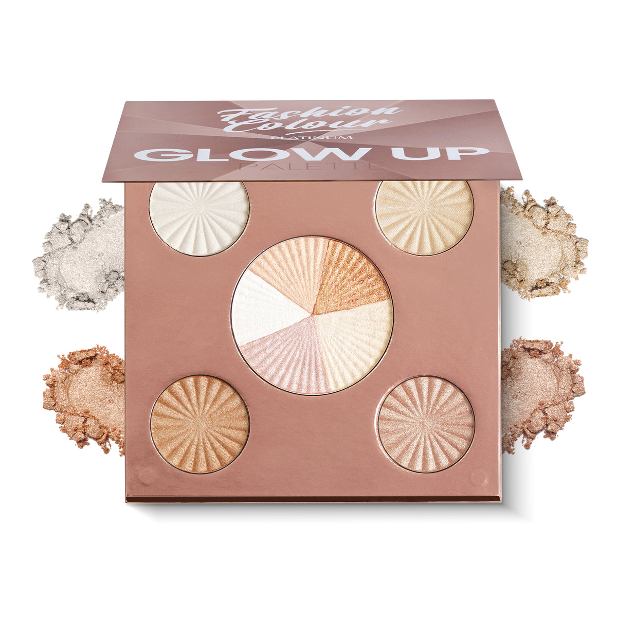 Platinum Glow Up Highlighter Palette, 16gm