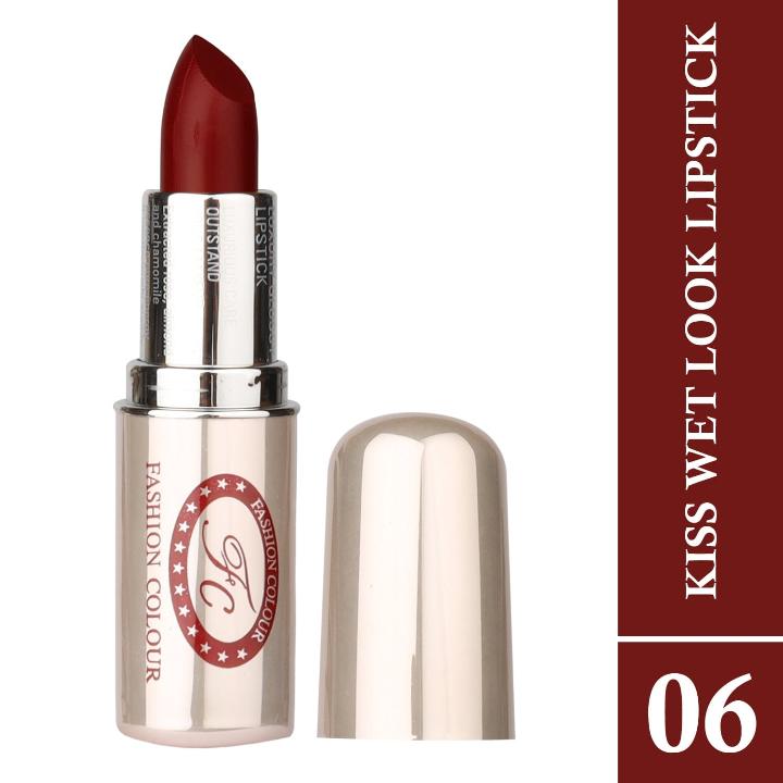 Fashion Colour Luxury Wet Look Lipstick Long Lasting, 3.8GM