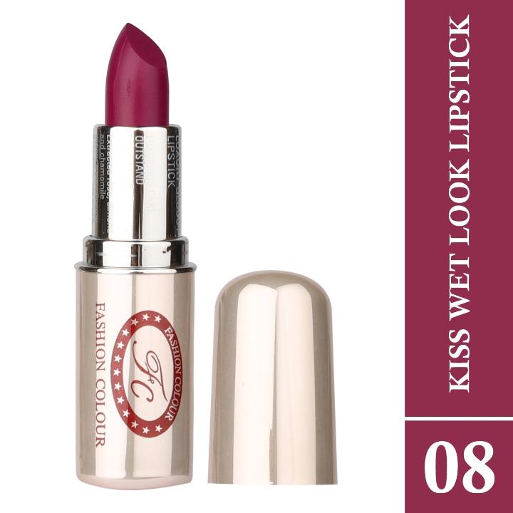 Fashion Colour Luxury Wet Look Lipstick Long Lasting, 3.8GM