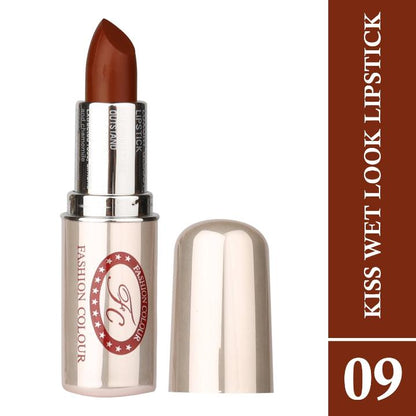 Fashion Colour Luxury Wet Look Lipstick Long Lasting, 3.8GM