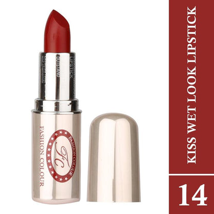 Fashion Colour Luxury Wet Look Lipstick Long Lasting, 3.8GM