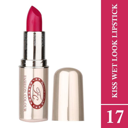 Fashion Colour Luxury Wet Look Lipstick Long Lasting, 3.8GM