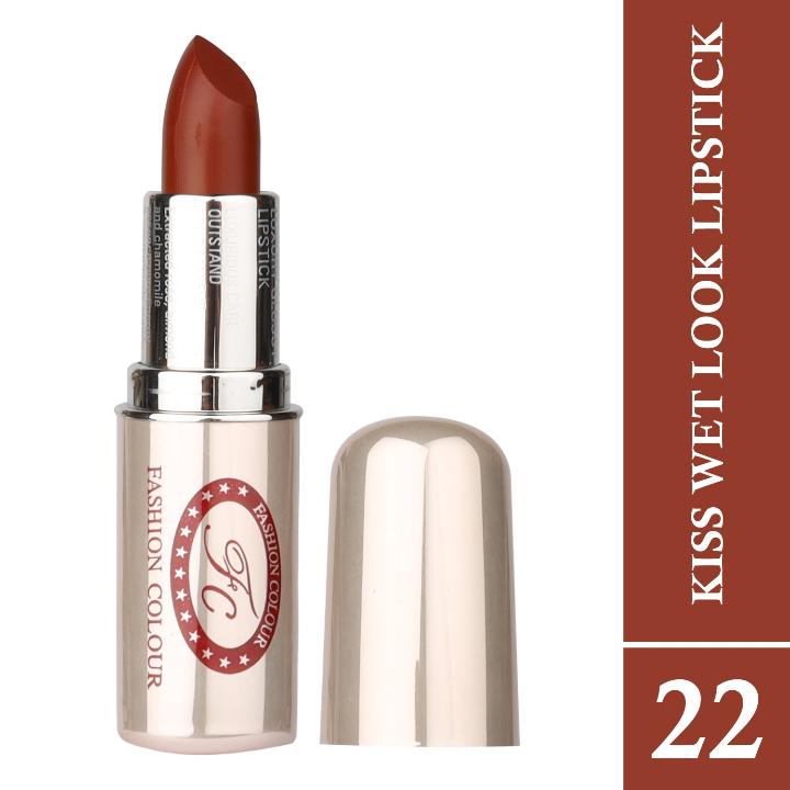 Fashion Colour Luxury Wet Look Lipstick Long Lasting, 3.8GM