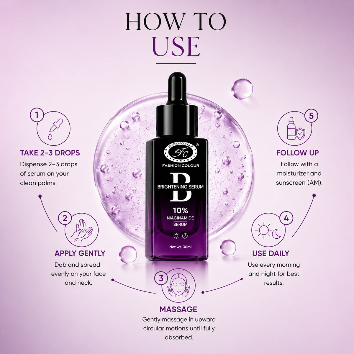 Brightening Face Serum with 10% Niacinamide