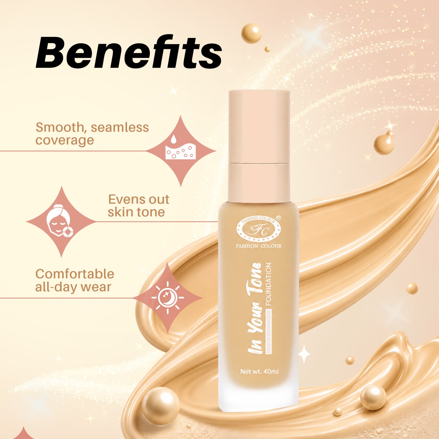 In Your Tone Foundation | High Performance | 40ml