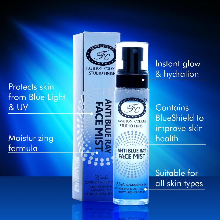 Studio Finish Anti Blue Ray Face Mist, Anti- Ageing & Anti-Blue Ray II Moisturizing  Spray, 100ml
