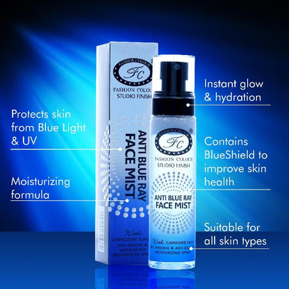 Studio Finish Anti Blue Ray Face Mist, Anti- Ageing & Anti-Blue Ray II Moisturizing  Spray, 100ml