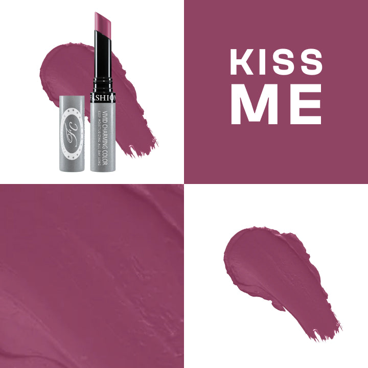 Fashion Colour Kiss Lip No Transfer Lipstick