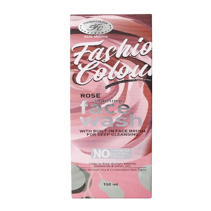 Fashion Colour Rose Foaming Face Wash