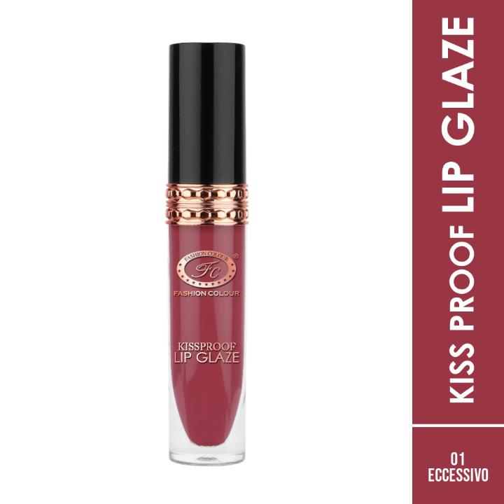 Fashion Colour Kissproof Lip Glaze, Liquid Lipstick ,7Gm