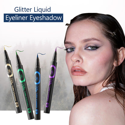 2 in 1 Waterproof Glitter , Eyeliner , 1gm