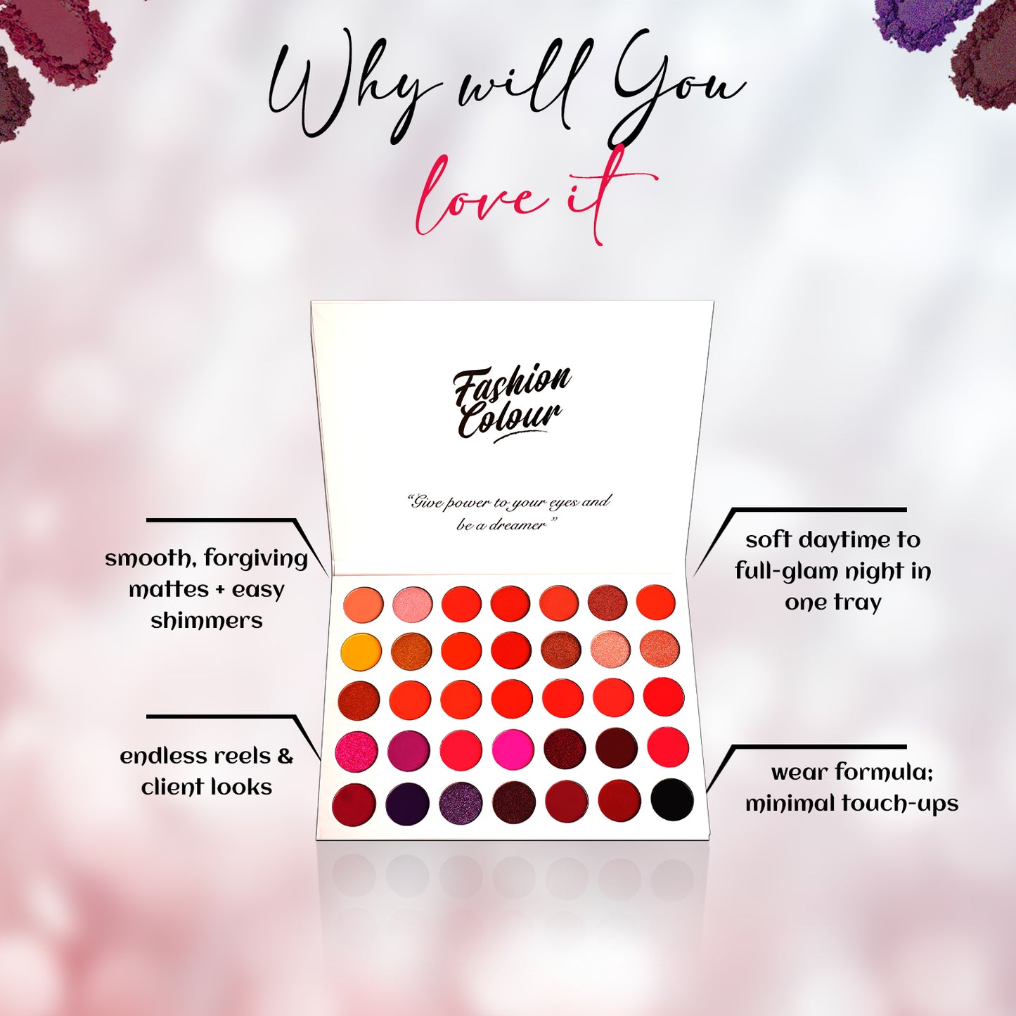 Platinum 35 Colours Professional Eyeshadow Palette