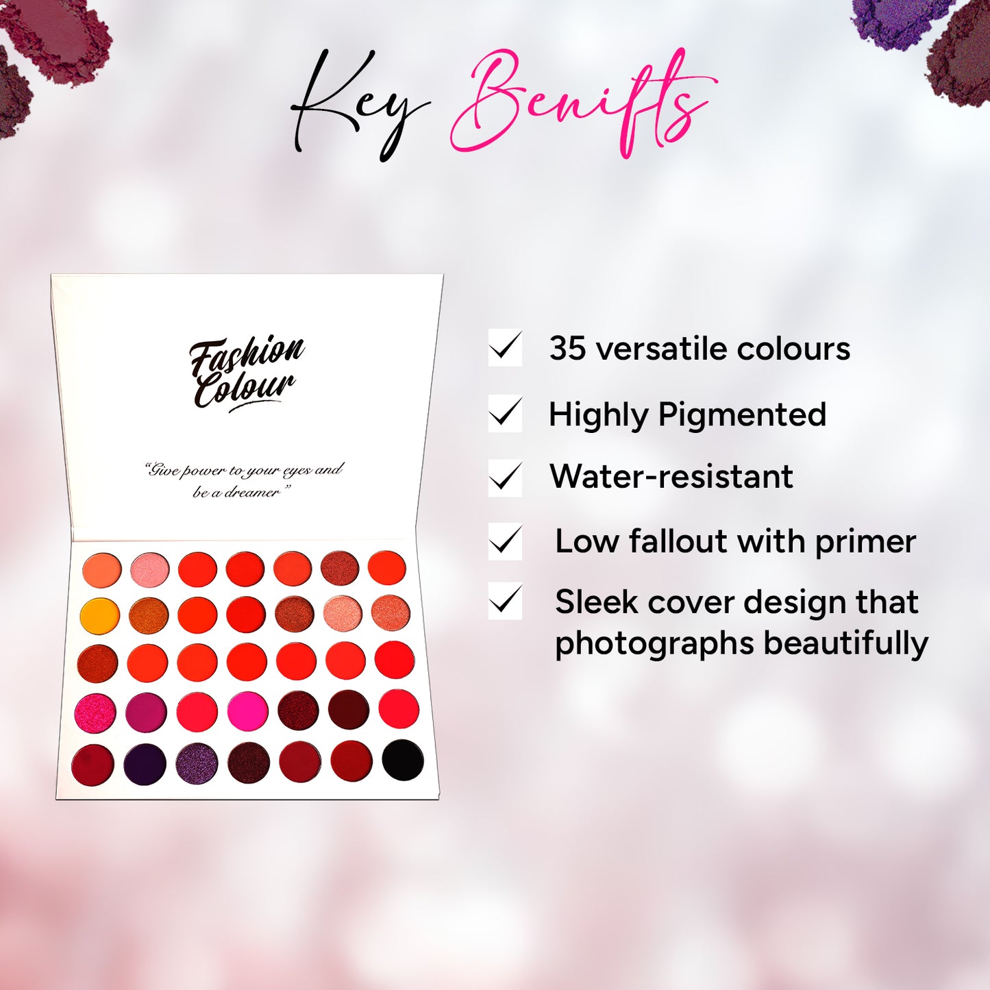 Platinum 35 Colours Professional Eyeshadow Palette