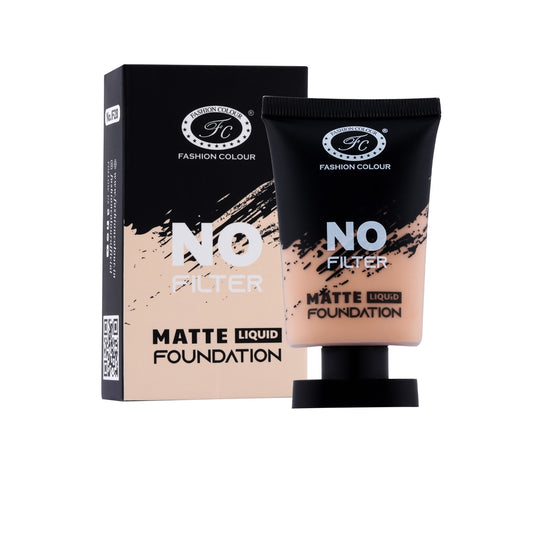 No Filter Matte Liquid Foundation I Lightweight I Breathabale Finish I All Skin Types