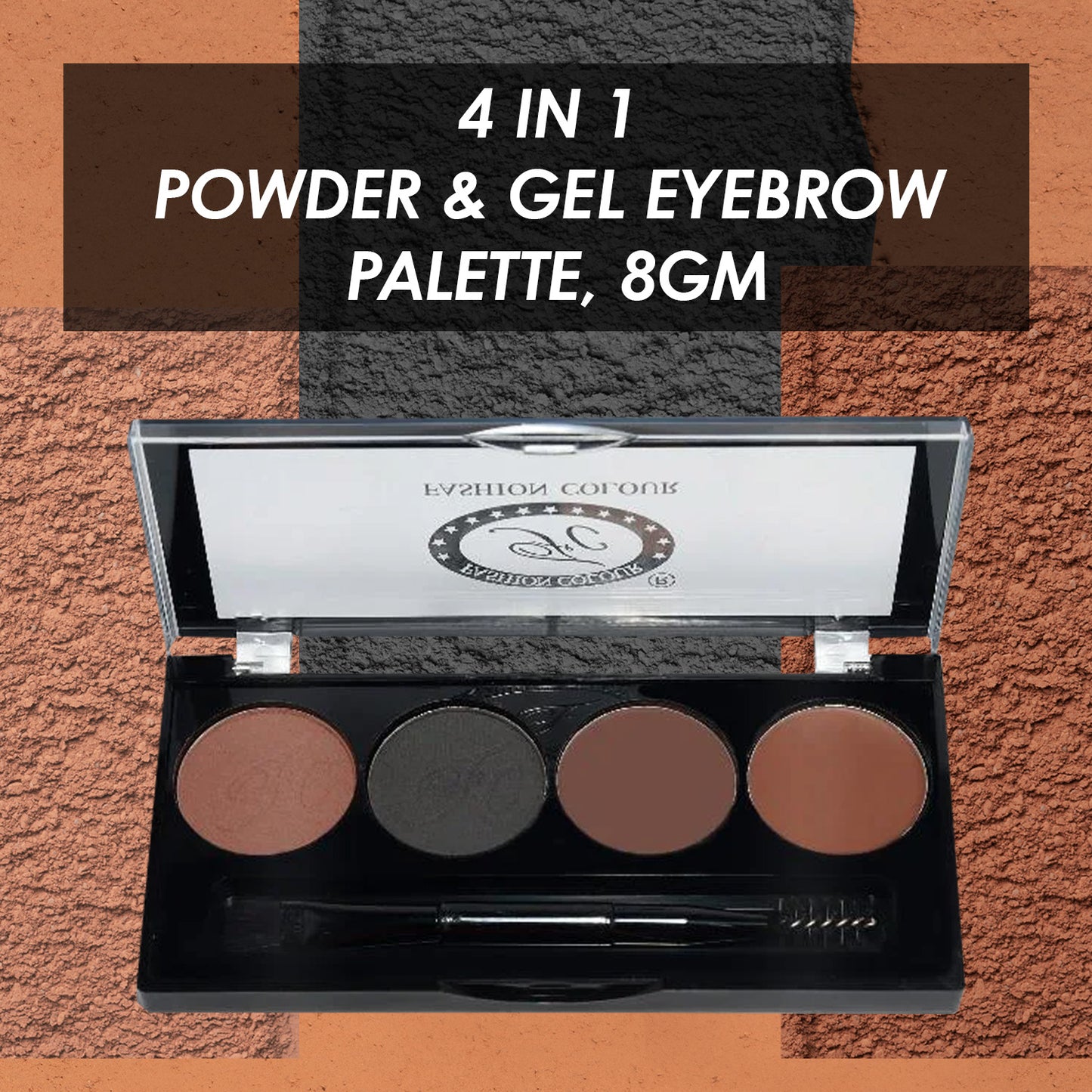 4 IN 1 POWDER & GEL EYEBROW PALETTE, 8GM