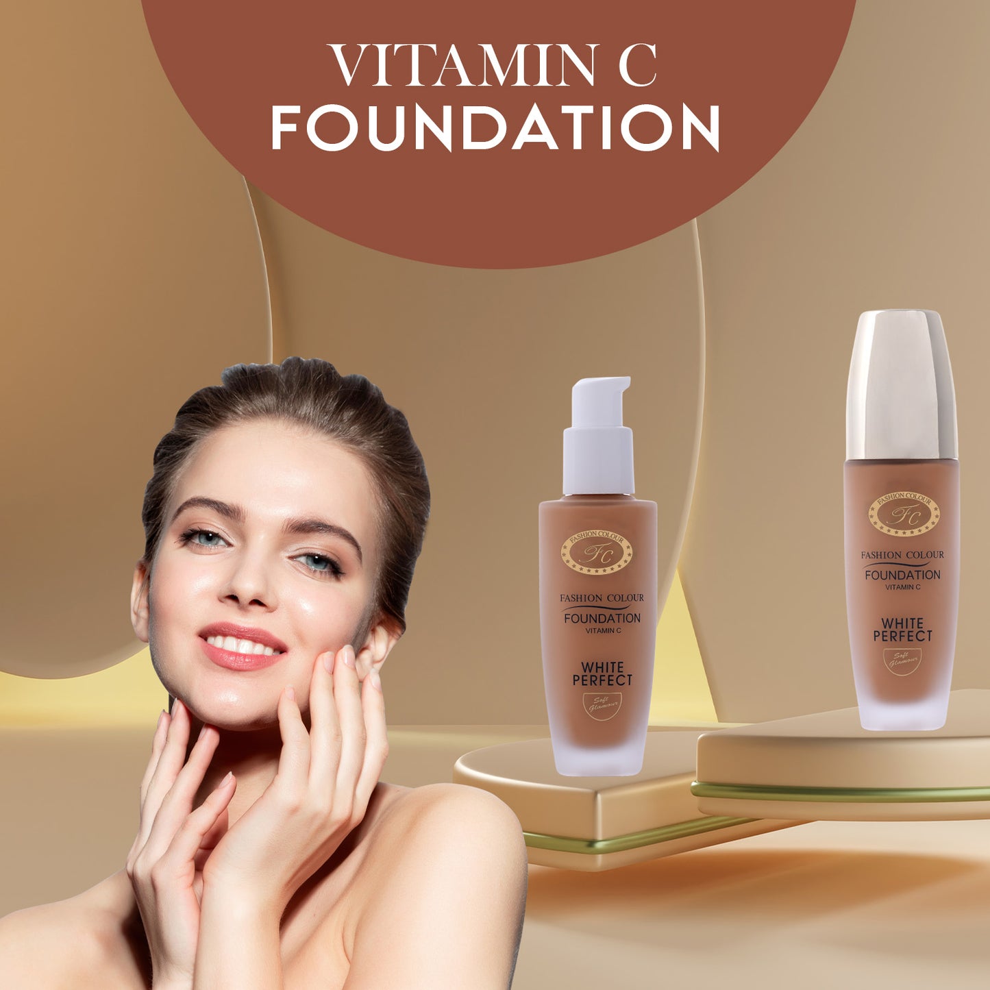 Fashion Colour Vitamin C Foundation/White Perfect Foundation