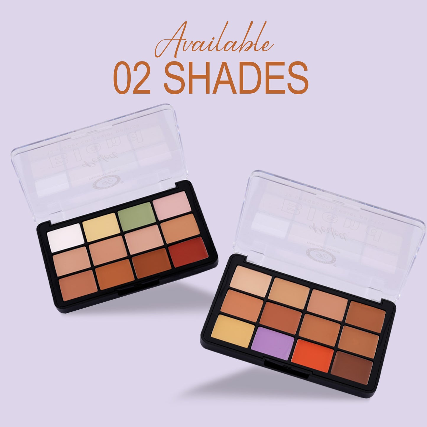 Perfect Blend 12 Shades Concealer Palette | Color Corrector & Contour Cream Kit | All-in-One Makeup Palette for All Skin Tones | Full Coverage & Blendable Formula
