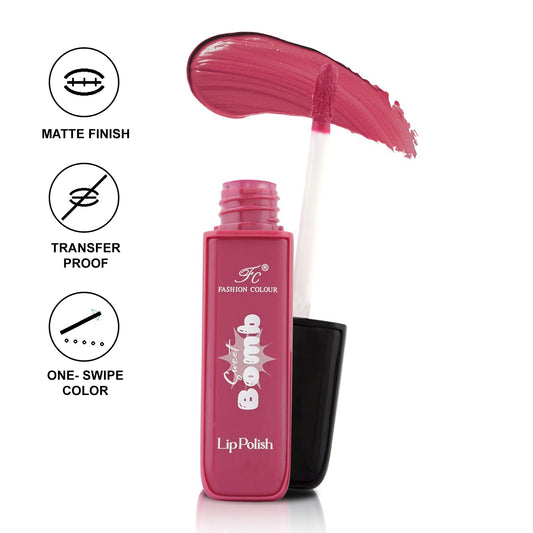 Sweet Bomb Lip Polish with Long Lasting & Non Budging Formula, 4ml