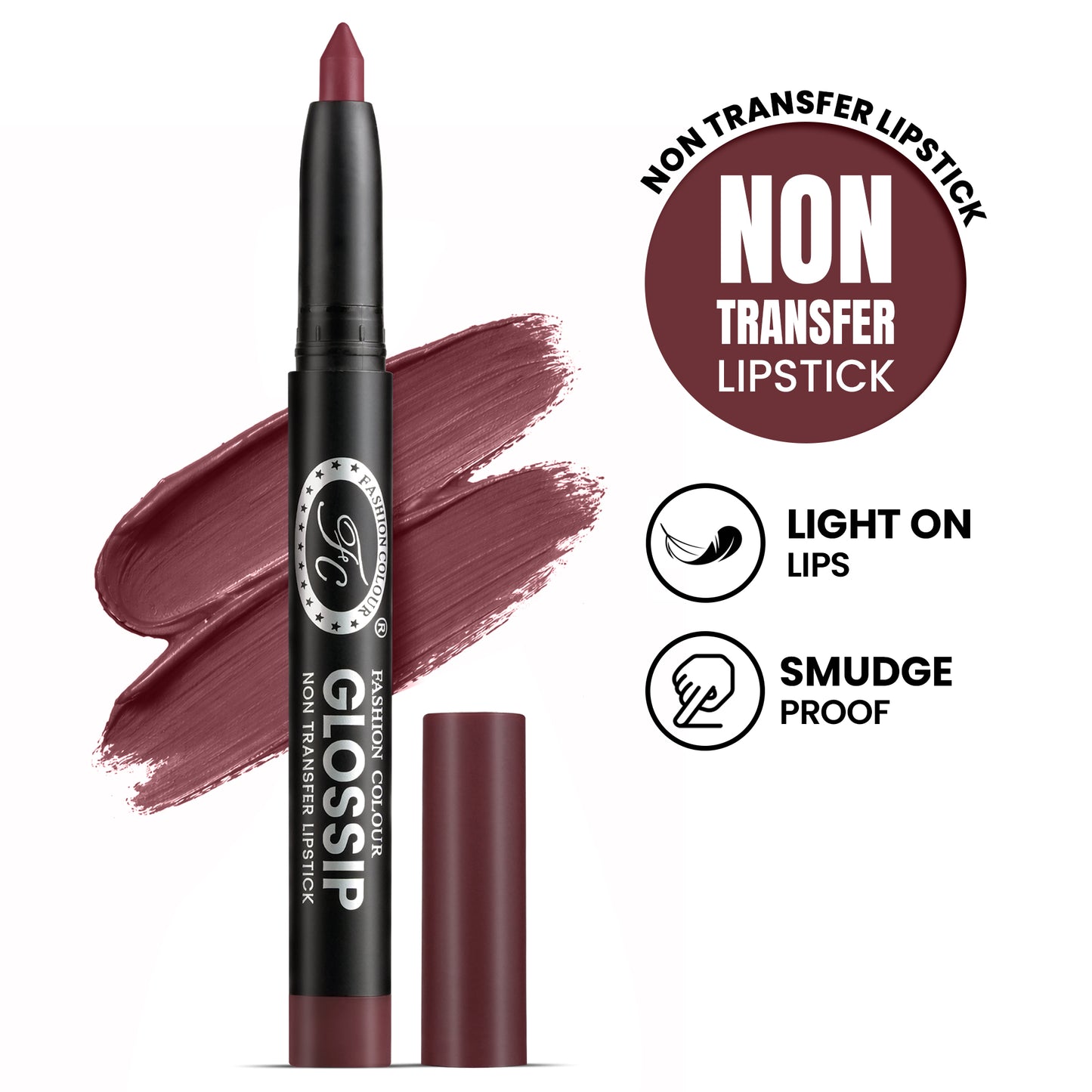 Glossip No Transfer Lipstick, 1.55gm