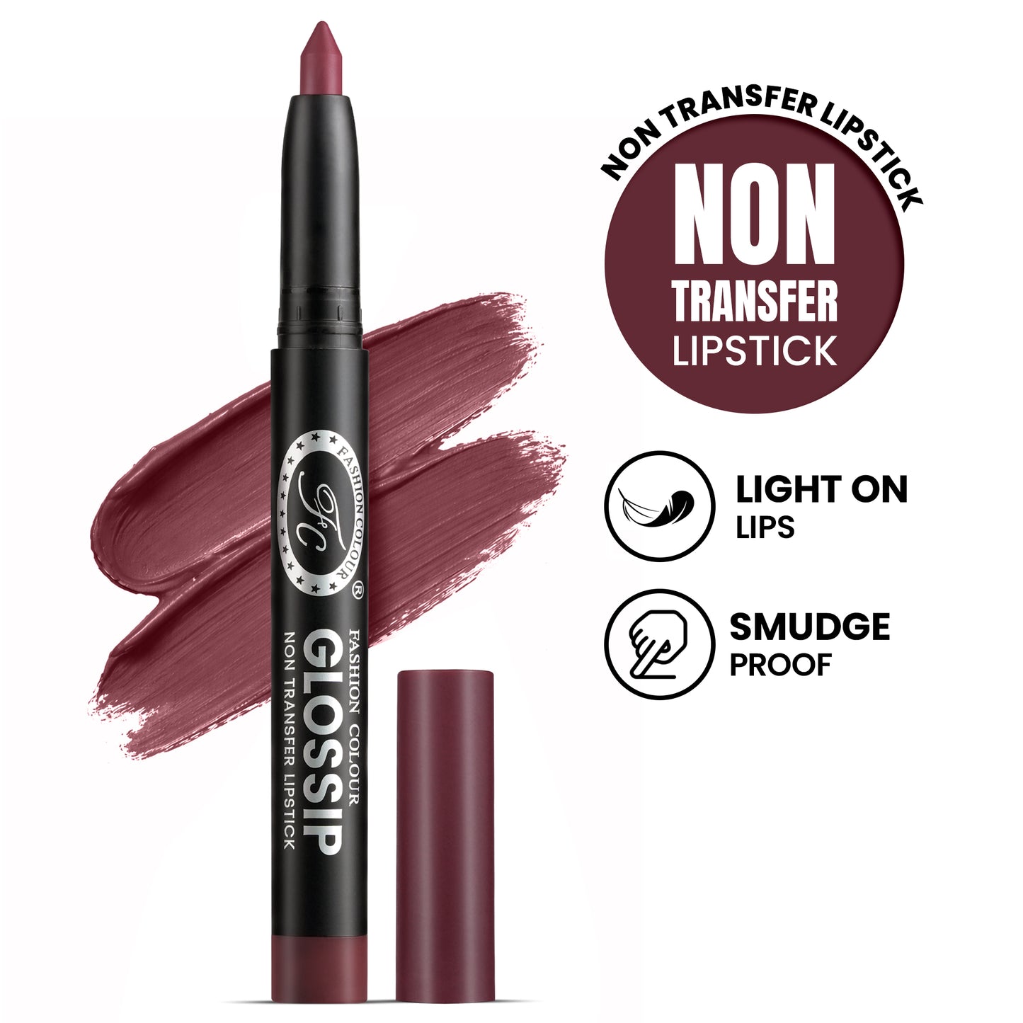 Glossip No Transfer Lipstick, 1.55gm