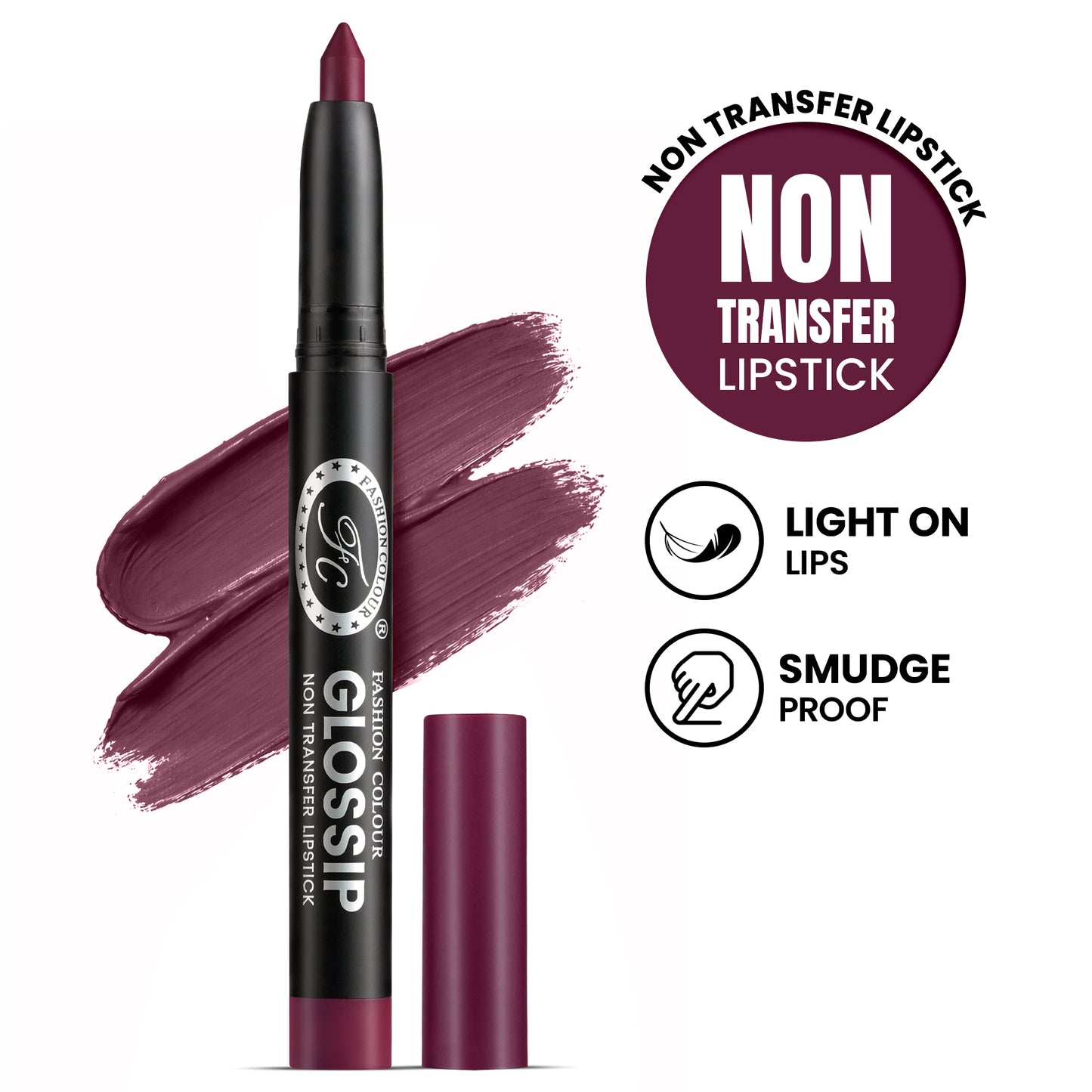 Glossip No Transfer Lipstick, 1.55gm