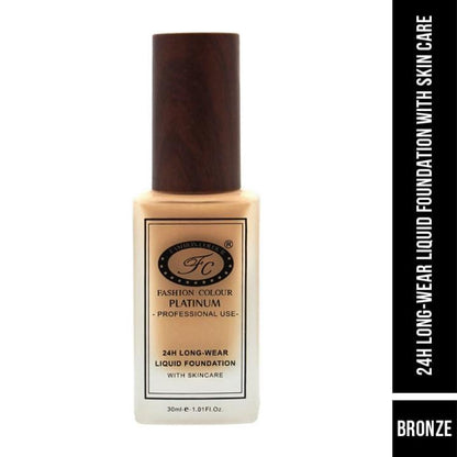 Fashion Colour 24Hr Longwear Liquid Foundation With Skin Care (Best Sellers)